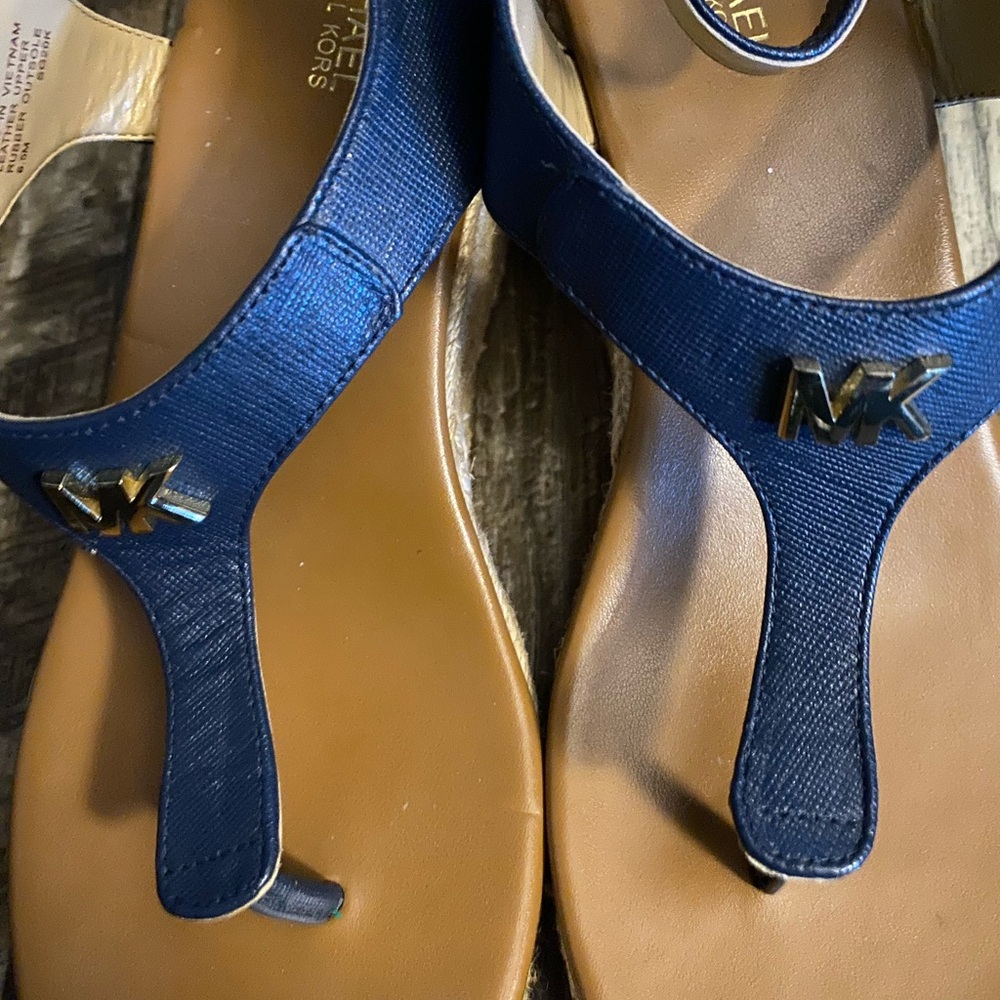 Michael Kors Navy Blue Sandals